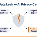 CoWIN app interface diagram with CBSE ethics framework overlay showing data privacy analysis